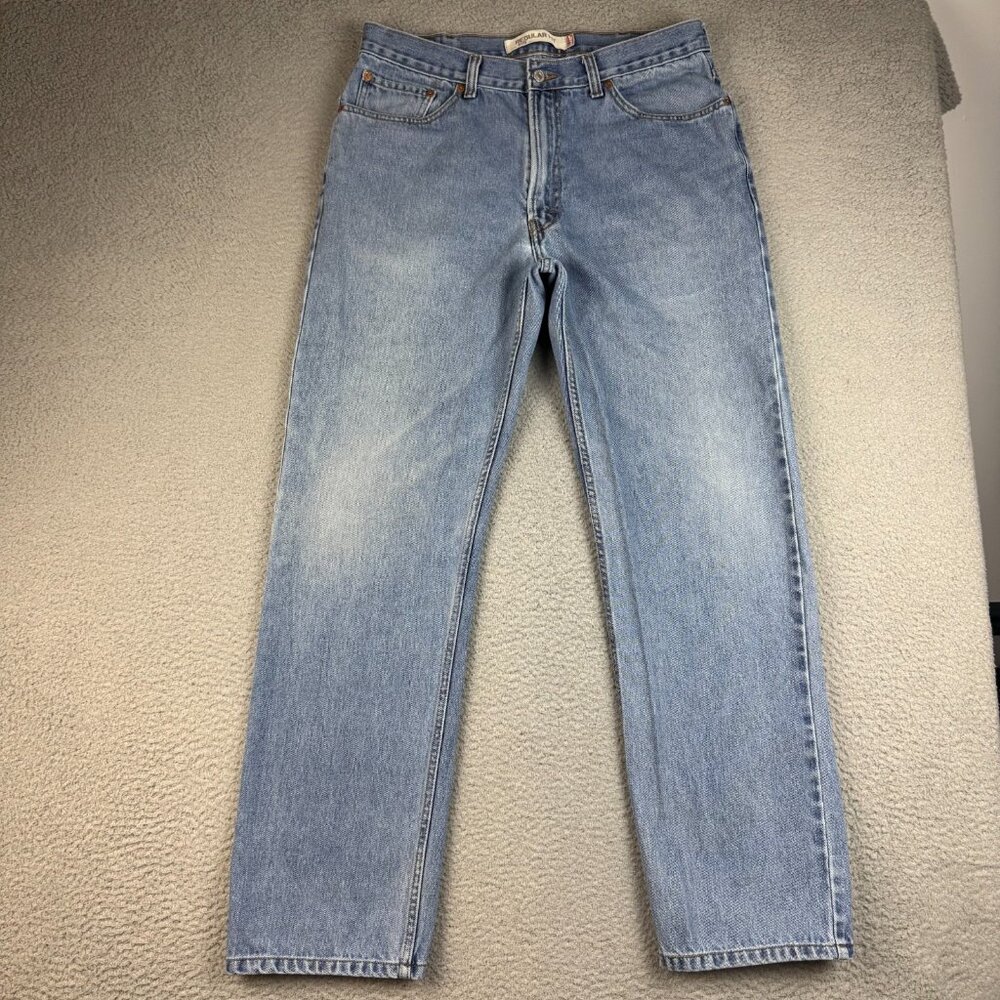 VTG Levis 505 Jeans Mens 38x34 Y2K Denim Zip Fly Regular Fit Classic Workwear
